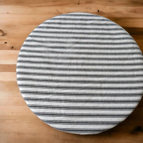 Kitchenaid Bowl Cover Reversible Farm and White and Black Ticking - Picture 2 of 5